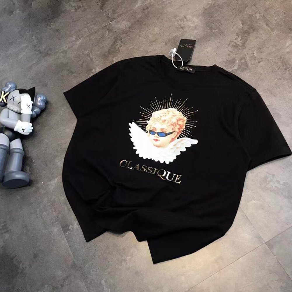 ych Wings Angel anti-shine gold T-shirt